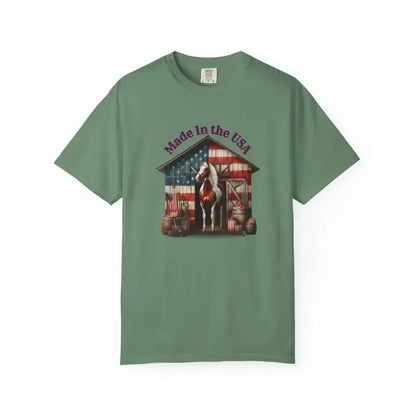 Horse Graphic T-Shirt, USA Patriotic Tee for Horse Lovers - The Best New Thing