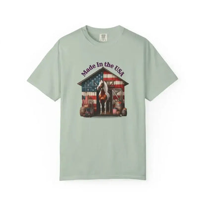 Horse Graphic T-Shirt, USA Patriotic Tee for Horse Lovers - The Best New Thing