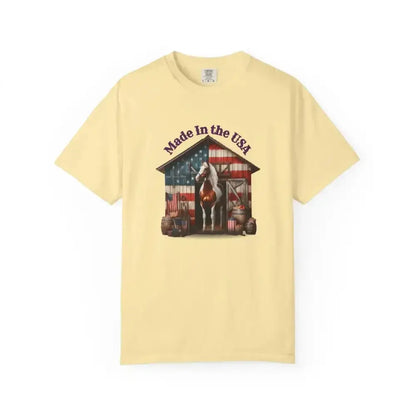 Horse Graphic T-Shirt, USA Patriotic Tee for Horse Lovers - The Best New Thing