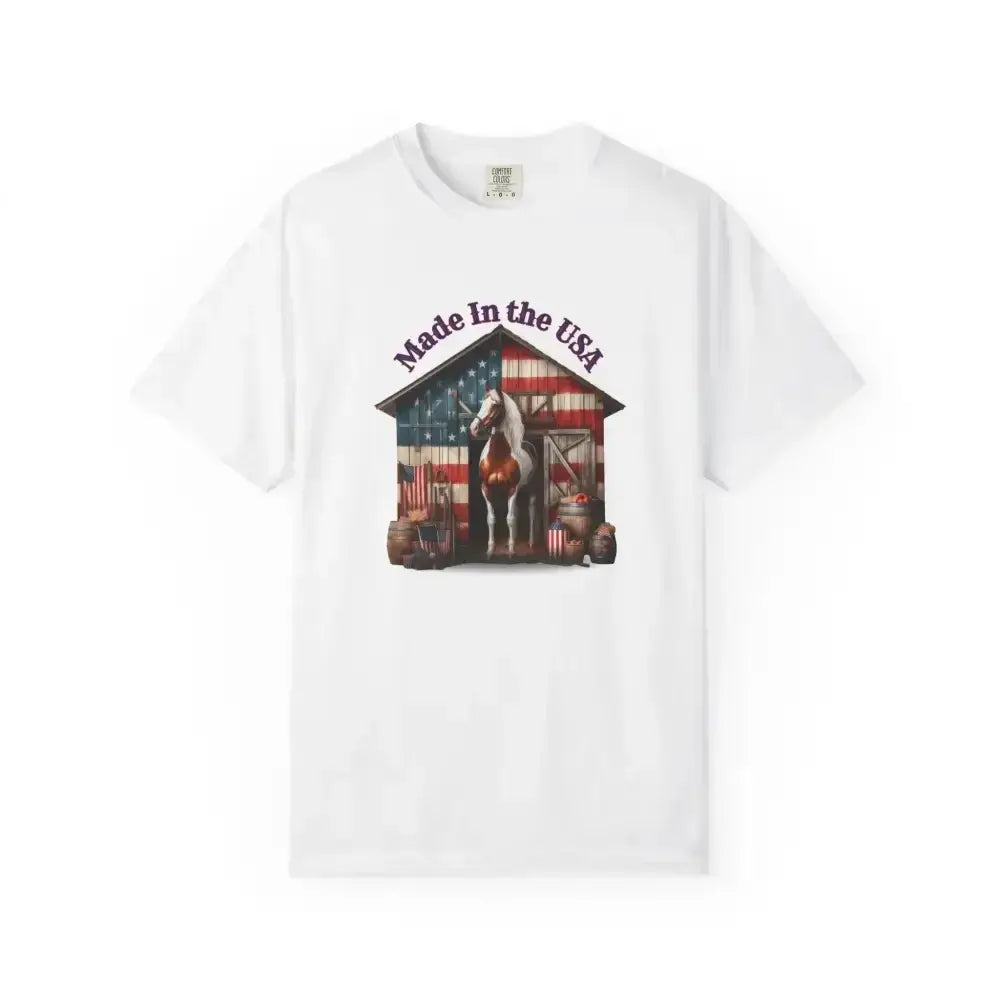 Horse Graphic T-Shirt, USA Patriotic Tee for Horse Lovers - The Best New Thing