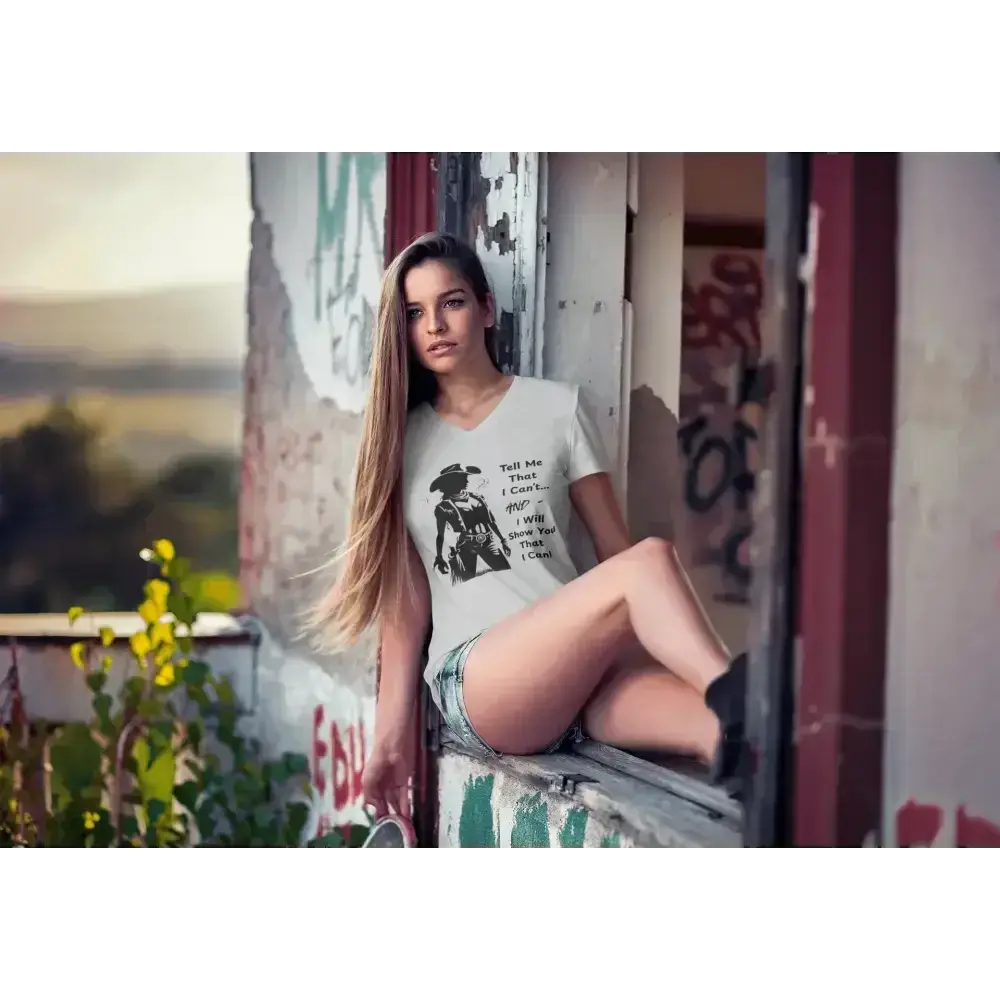 Tough Cowgirl Tee, Cowgirl Shirt, Cotton Light Weight Farm Attire - The Best New Thing
