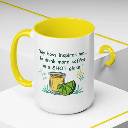 My boss inspires me to drink more coffee, Office Gift Mugs - The Best New Thing
