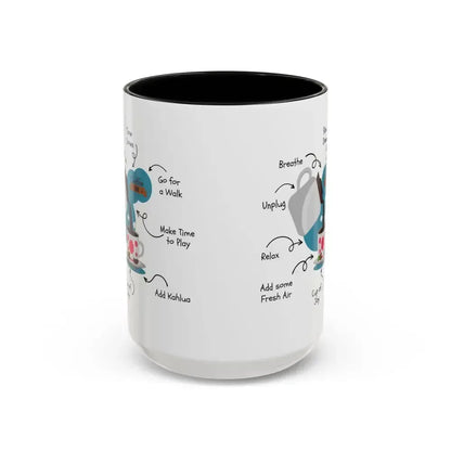 Office Gift Coffee Mug, Relax, Breathe, and Unplug with a Cup of Joy - The Best New Thing