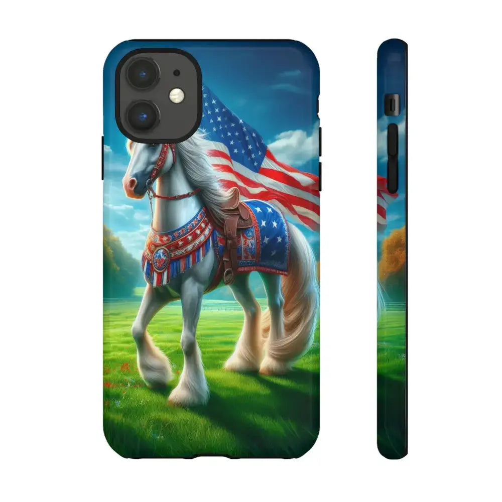 Patriotic iPhone Cell Phone Case Smart Phone Covers iPhone Tough Cases - iPhone 11 / Glossy - Phone Case