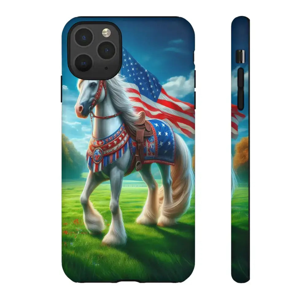 Patriotic iPhone Cell Phone Case Smart Phone Covers iPhone Tough Cases - iPhone 11 Pro Max / Matte - Phone Case