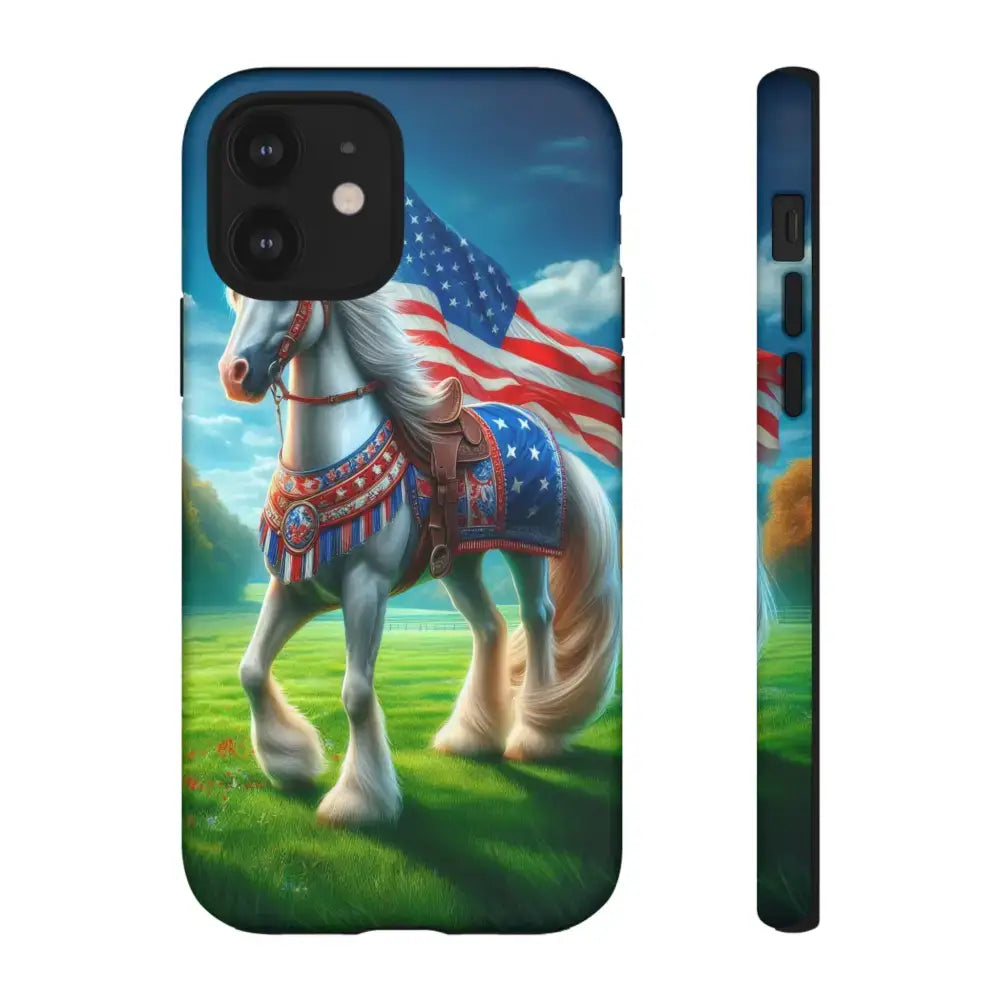 Patriotic iPhone Cell Phone Case Smart Phone Covers iPhone Tough Cases - iPhone 12 / Matte - Phone Case