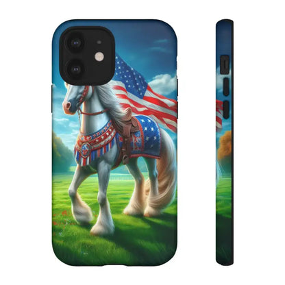 Patriotic iPhone Cell Phone Case Smart Phone Covers iPhone Tough Cases - iPhone 12 / Matte - Phone Case