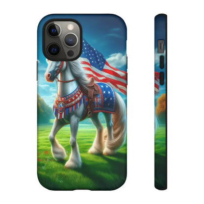Patriotic iPhone Cell Phone Case Smart Phone Covers iPhone Tough Cases - iPhone 12 Pro / Matte - Phone Case