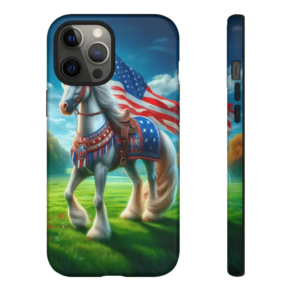 Patriotic iPhone Cell Phone Case Smart Phone Covers iPhone Tough Cases - iPhone 12 Pro Max / Glossy - Phone Case
