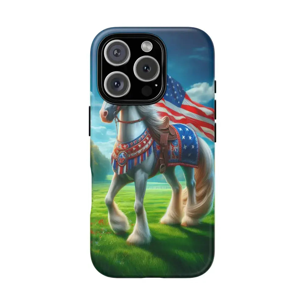 Patriotic iPhone Cell Phone Case Smart Phone Covers iPhone Tough Cases - iPhone 16 Pro / Matte - Phone Case
