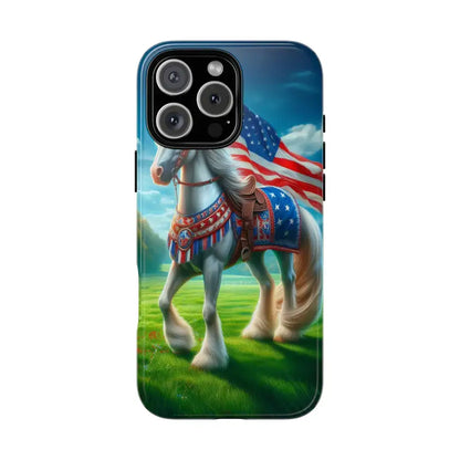 Patriotic iPhone Cell Phone Case Smart Phone Covers iPhone Tough Cases - iPhone 16 Pro Max / Glossy - Phone Case