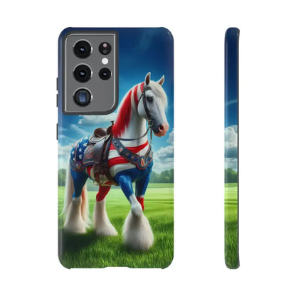 Patriotic Samsung Cell Phone Case - Tough Samsung Cover Gifts - Samsung Galaxy S21 Ultra / Glossy - Phone Case