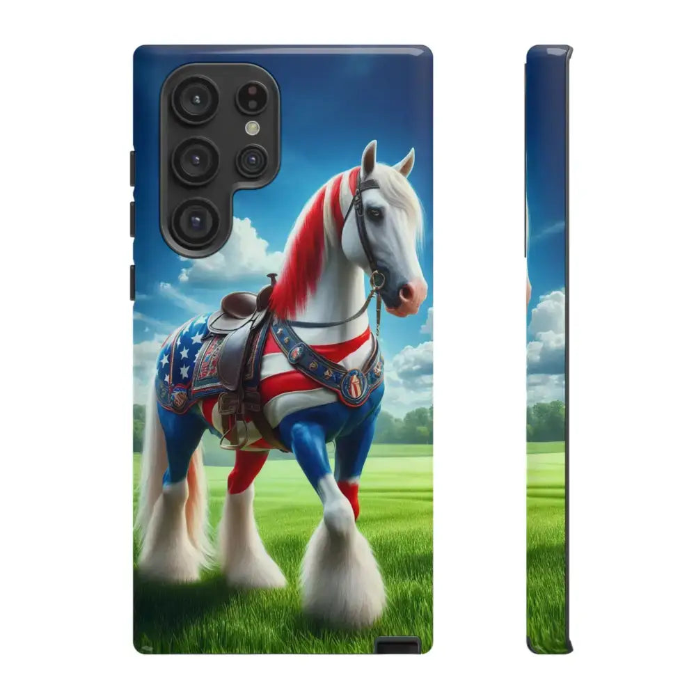 Patriotic Samsung Cell Phone Case - Tough Samsung Cover Gifts - Samsung Galaxy S22 Ultra / Glossy - Phone Case
