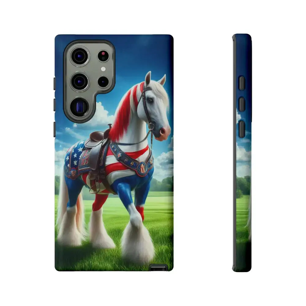 Patriotic Samsung Cell Phone Case - Tough Samsung Cover Gifts - Samsung Galaxy S23 Ultra / Glossy - Phone Case