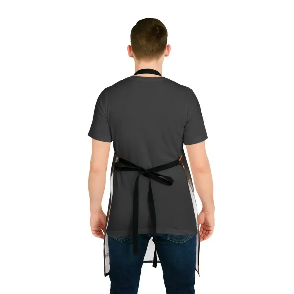 Patriotic Western Apron Cowboy Cooking BBQ Apron Gift Grilling BBQ Gift Unique BBQ Apparel Accessories - Apron