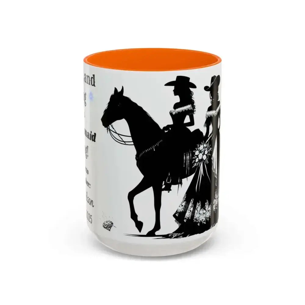 Personalized Bridesmaid Coffee Mug, Country Wedding Party Gifts - The Best New Thing