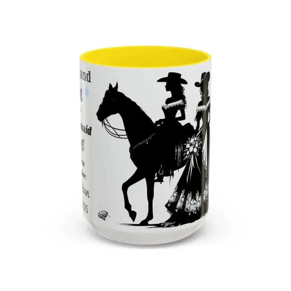 Personalized Bridesmaid Coffee Mug, Country Wedding Party Gifts - The Best New Thing