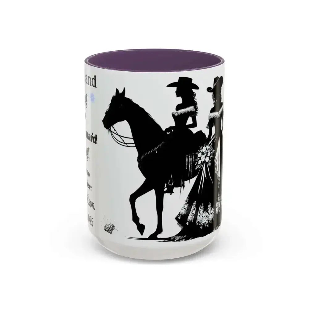 Personalized Bridesmaid Coffee Mug, Country Wedding Party Gifts - The Best New Thing