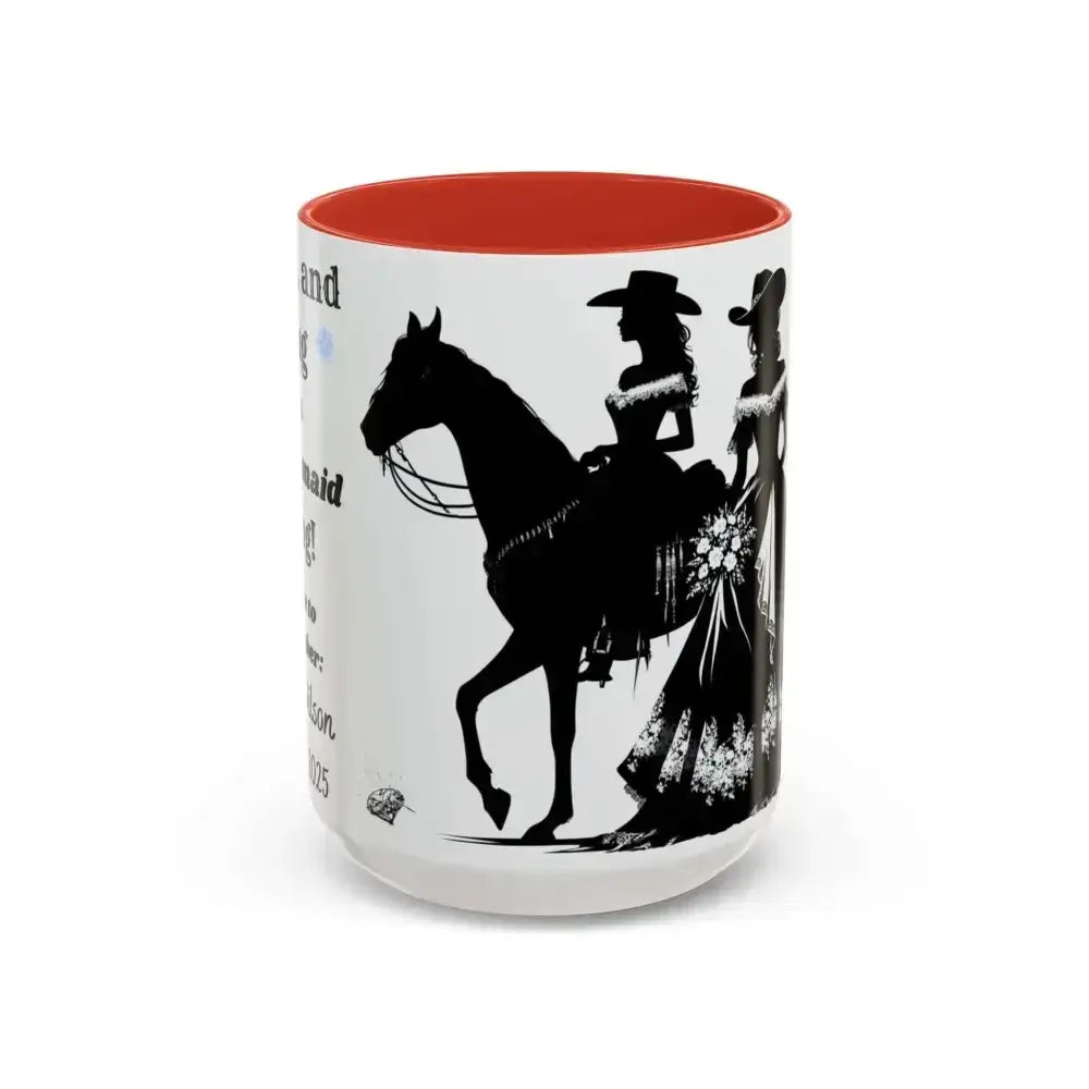 Personalized Bridesmaid Coffee Mug, Country Wedding Party Gifts - The Best New Thing