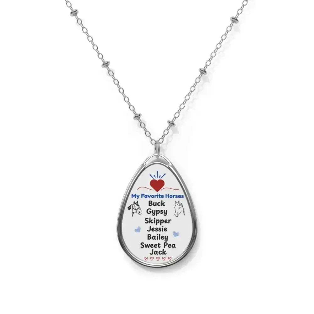 Personalized Necklace Gift for Horse Lovers, Keepsake Necklace - The Best New Thing