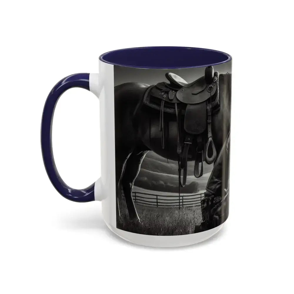 Praying Cowboy Inspirational Coffee Mug Rustic Kitchen Decor Western Theme Mug 15oz - Mug