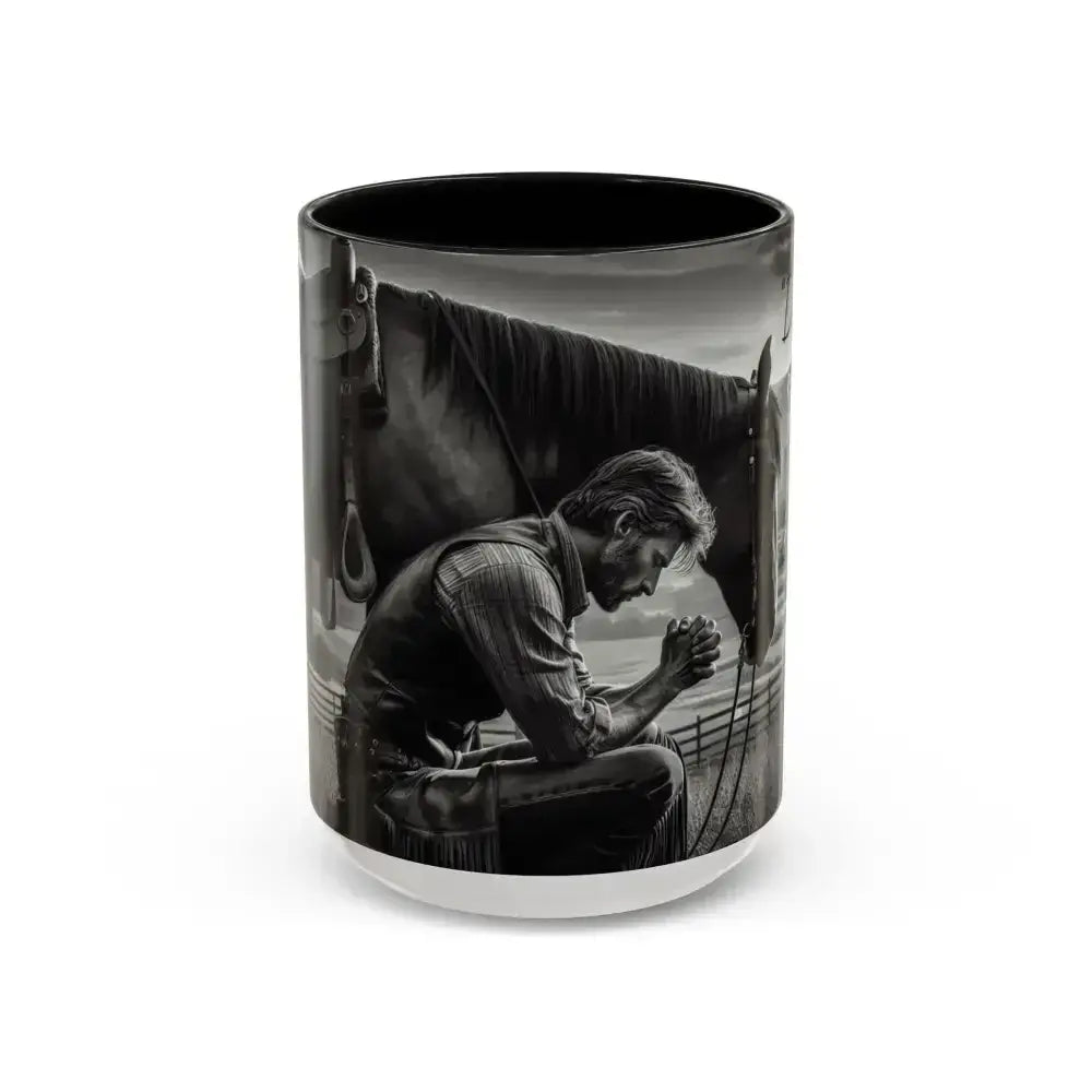 Praying Cowboy Inspirational Coffee Mug, Western Theme Mug - The Best New Thing