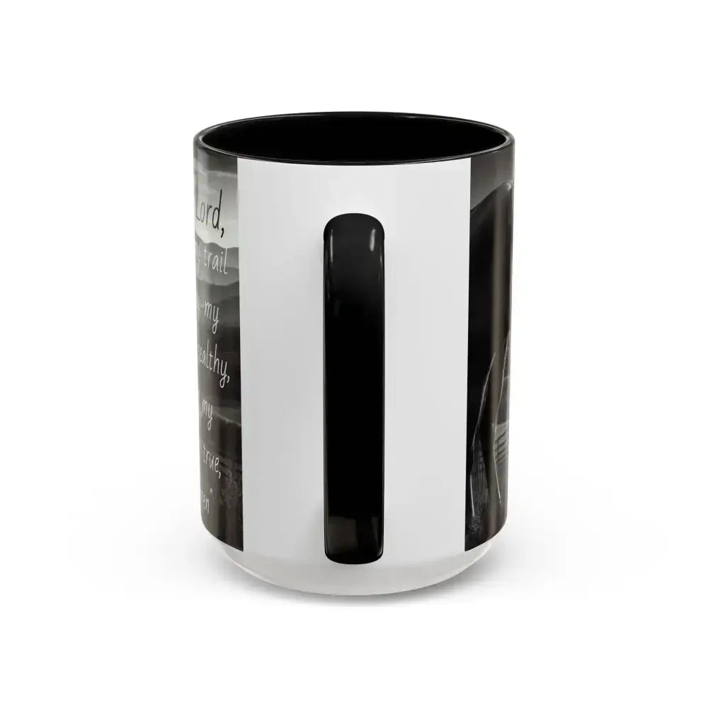Praying Cowboy Inspirational Coffee Mug Rustic Kitchen Decor Western Theme Mug 15oz - Mug
