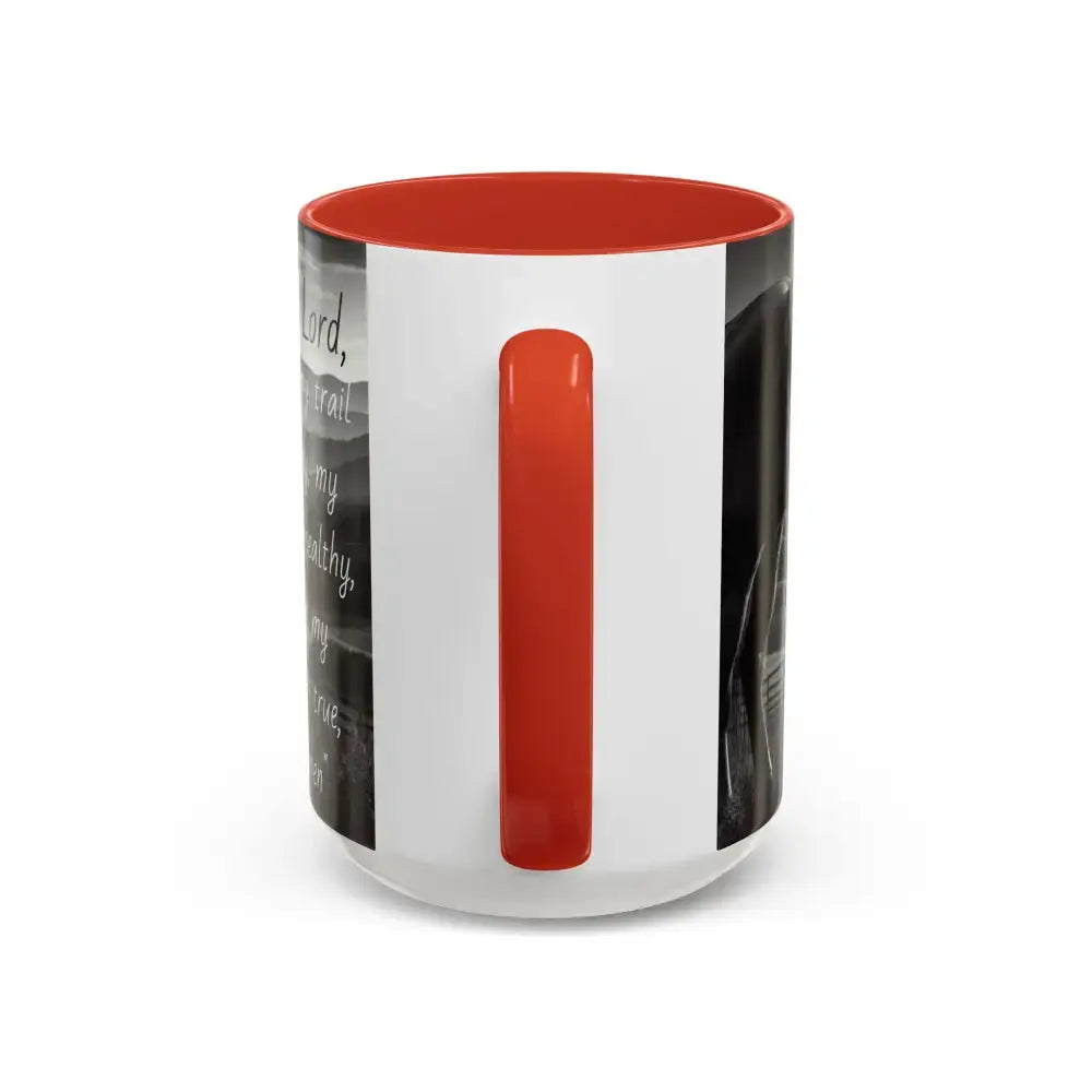 Praying Cowboy Inspirational Coffee Mug Rustic Kitchen Decor Western Theme Mug 15oz - Mug