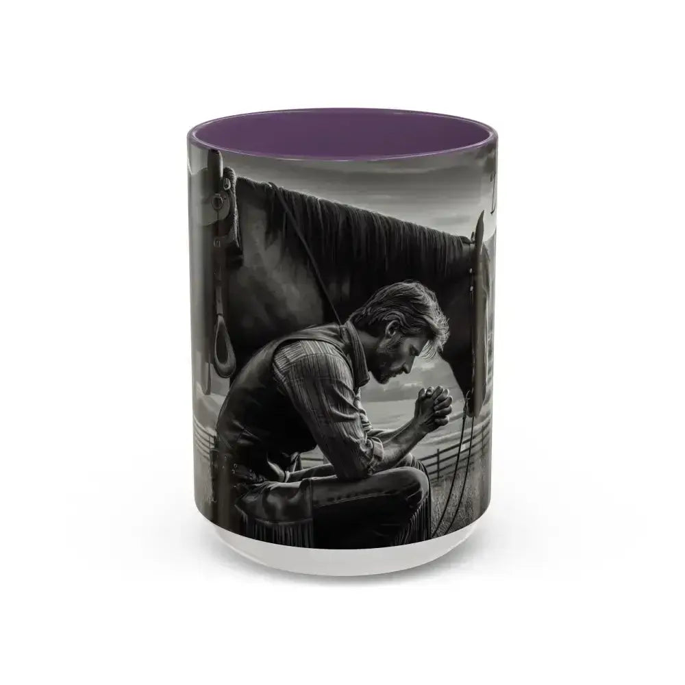 Praying Cowboy Inspirational Coffee Mug, Western Theme Mug - The Best New Thing