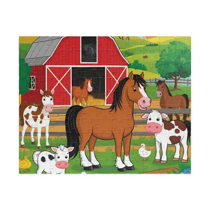 Puzzles for Children, Horses and Barnyard Fun Learning for Kids - The Best New Thing