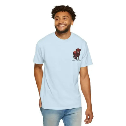 Red Angus Bull Beef T-Shirt for Ranchers, Western Apparel for Men - The Best New Thing