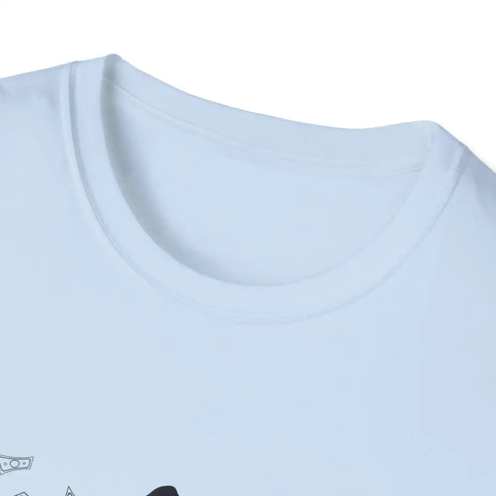 Reining Horse T-Shirt collar detail, showcasing soft fabric and quality craftsmanship for horse trainers.
