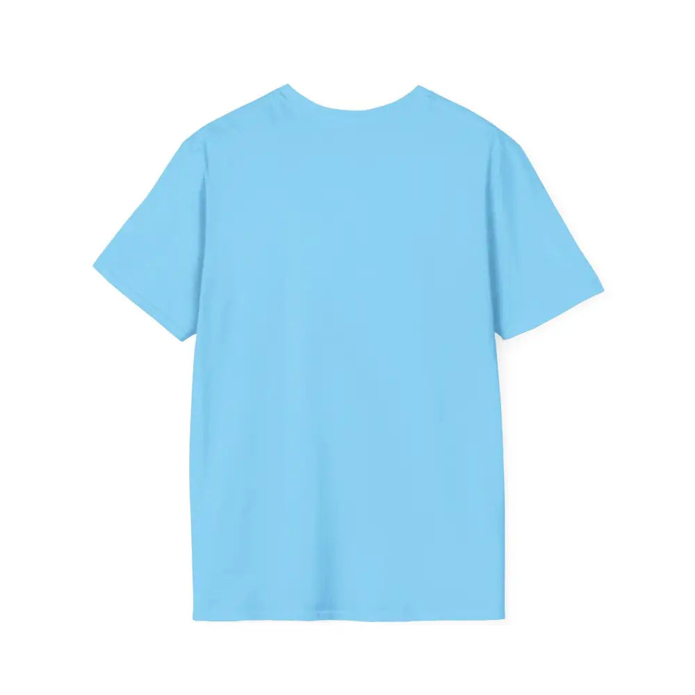 Reining Horse T-Shirt back view, blue color, soft fabric, perfect for casual wear and horse events.