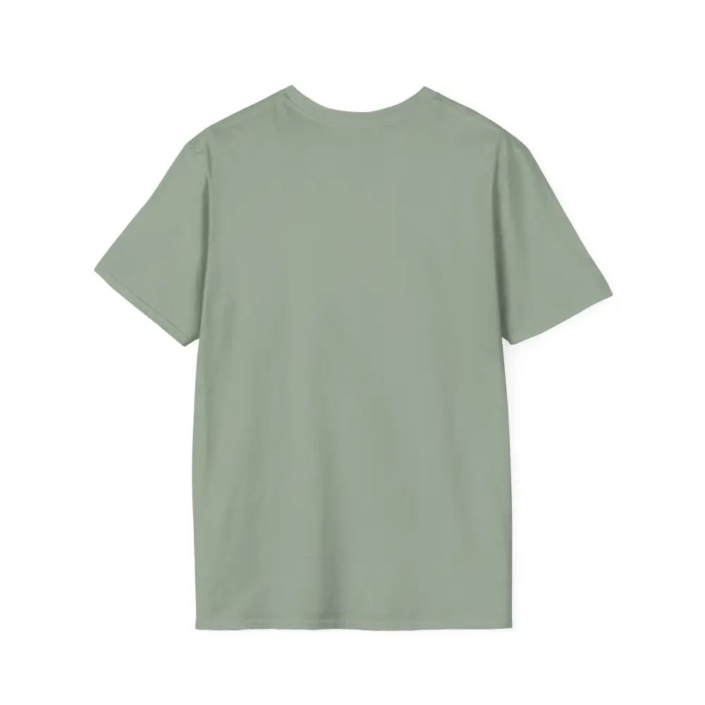 Reining Horse T-Shirt back view in soft green color, perfect for casual wear and horse riding events.