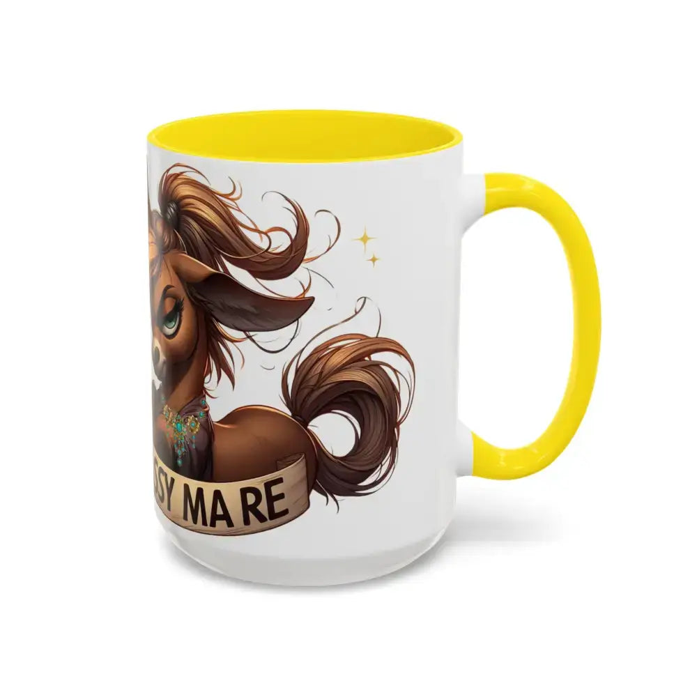 Sassy Mare Funny Coffee Mug Horse Lovers Western Mugs Gifts Ideas Moody Mare Fun Ideas 15oz - Mug