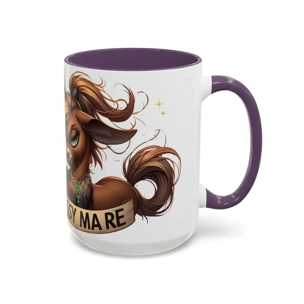 Sassy Mare Funny Coffee Mug Horse Lovers Western Mugs Gifts Ideas Moody Mare Fun Ideas 15oz - Mug