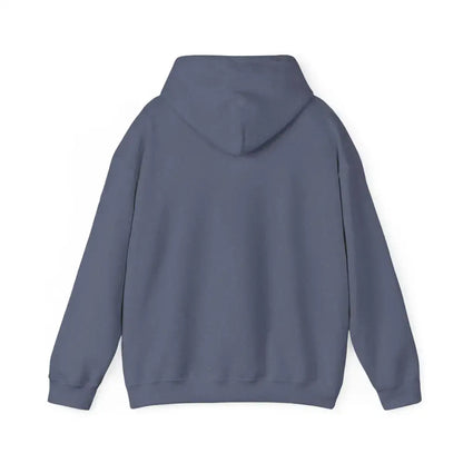 Back view of a cozy Party Hoodie in a stylish blue color, ideal for cool weather and casual gatherings.