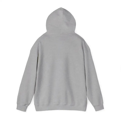 Back view of a unisex Party Hoodie in gray, showcasing its cozy design and versatile style for cool weather.