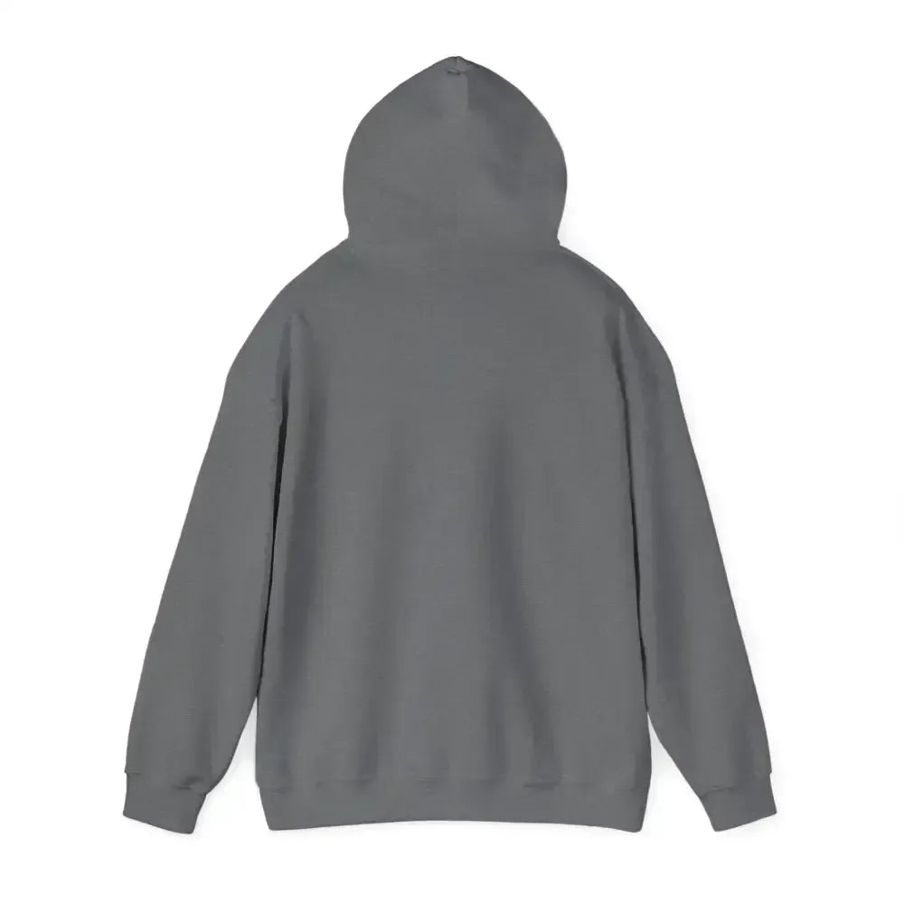 Back view of Party Hoodie in gray, perfect for tailgate events and cool evenings.