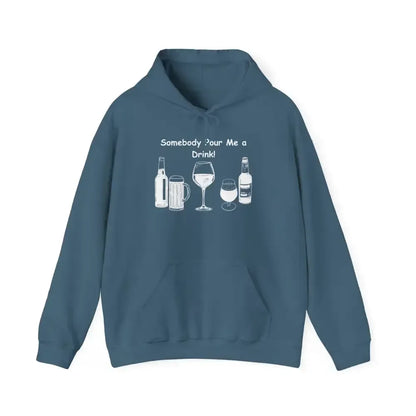 Party Hoodie featuring a fun drink-themed graphic, perfect for tailgates and casual outings.