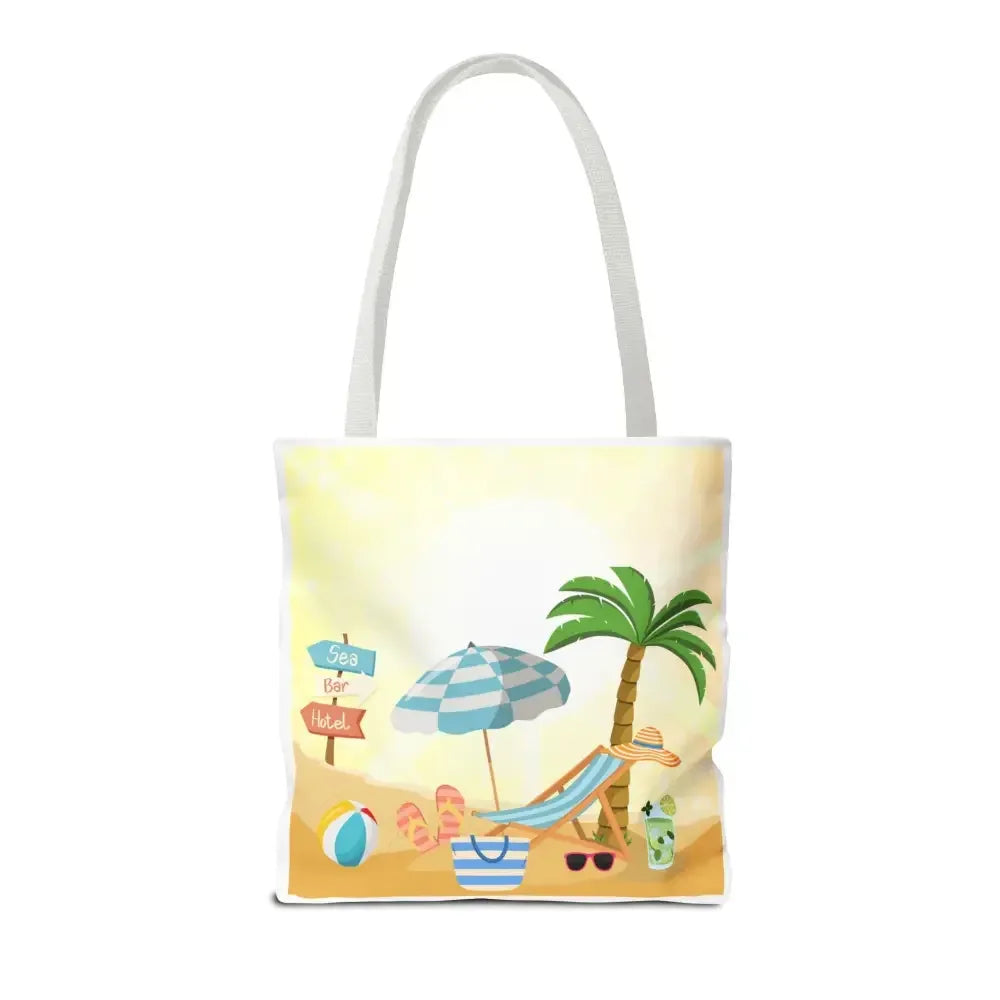 Summer Beach Tote, Sunbathing Tote, 2 Sided Bag for Beach Life - The Best New Thing