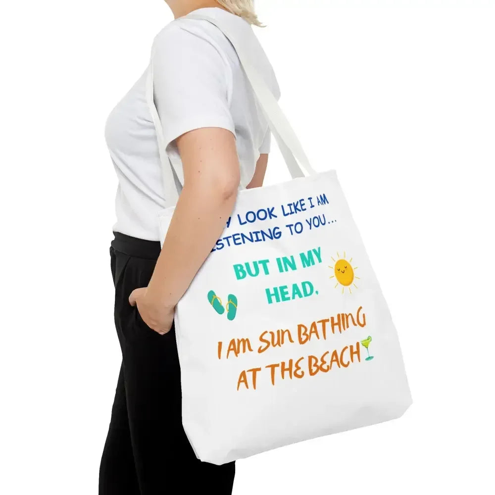 Summer Beach Tote, Sunbathing Tote, 2 Sided Bag for Beach Life - The Best New Thing
