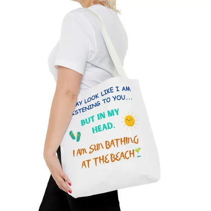 Summer Beach Tote, Sunbathing Tote, 2 Sided Bag for Beach Life - The Best New Thing