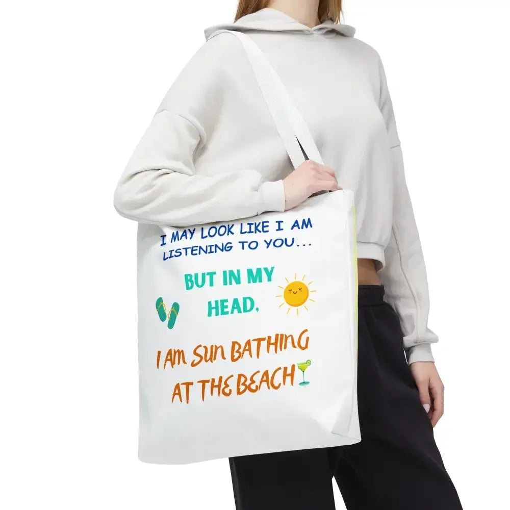 Summer Beach Tote, Sunbathing Tote, 2 Sided Bag for Beach Life - The Best New Thing