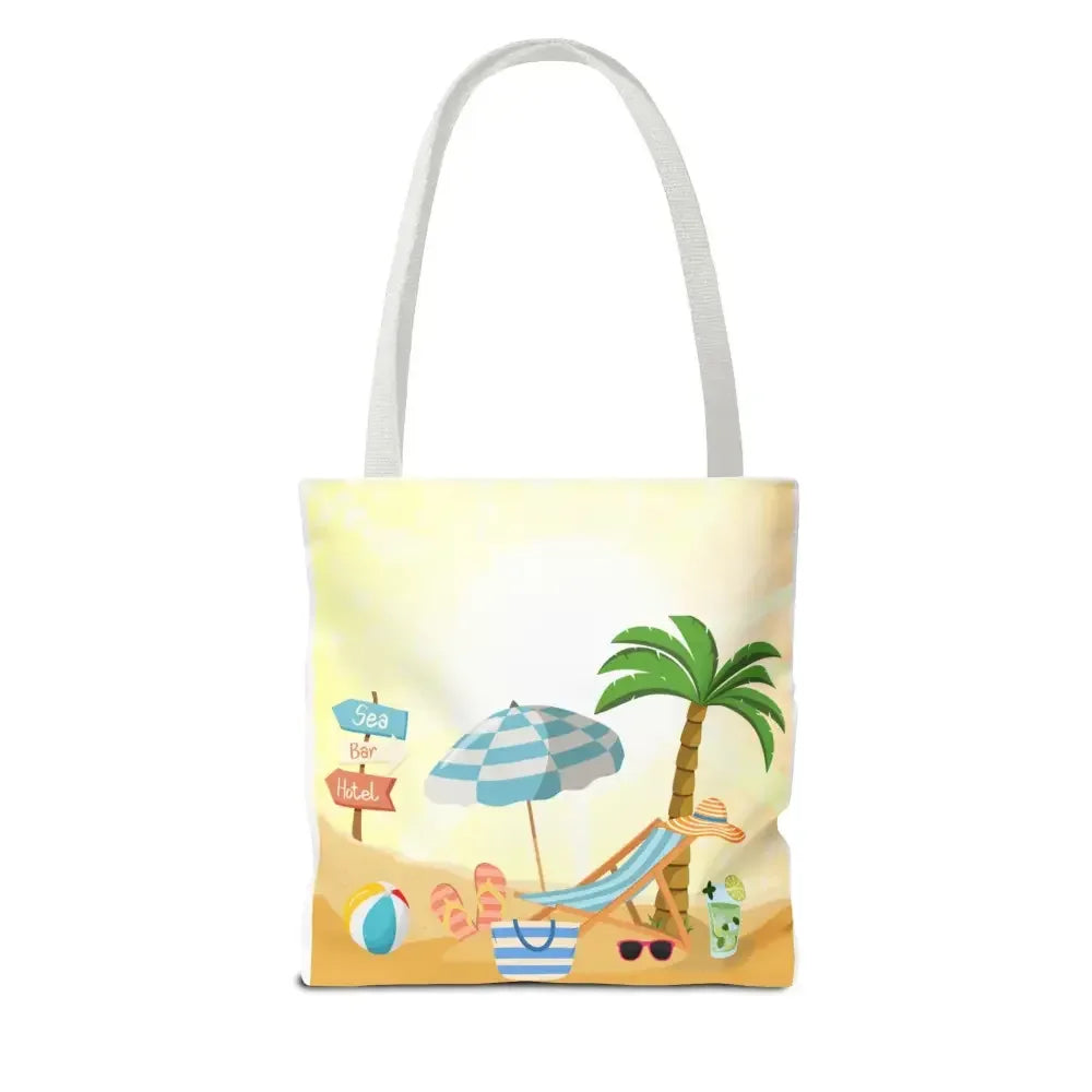 Summer Beach Tote, Sunbathing Tote, 2 Sided Bag for Beach Life - The Best New Thing