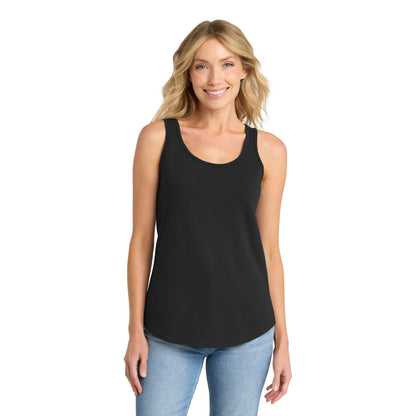 Country Tank Top, lightweight black tank top perfect for summer farm apparel for women.