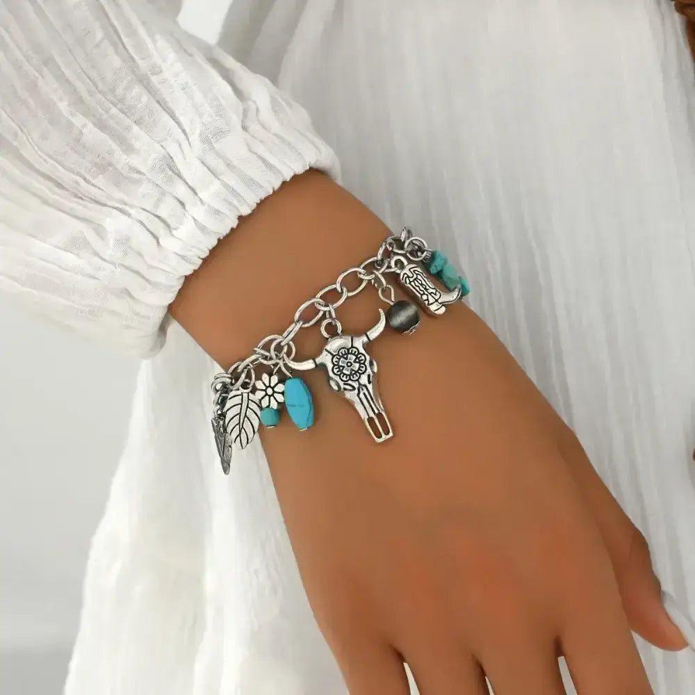 Western Fashion Country Charm Bangle Bracelets Country Style Jewelry - Jewelry
