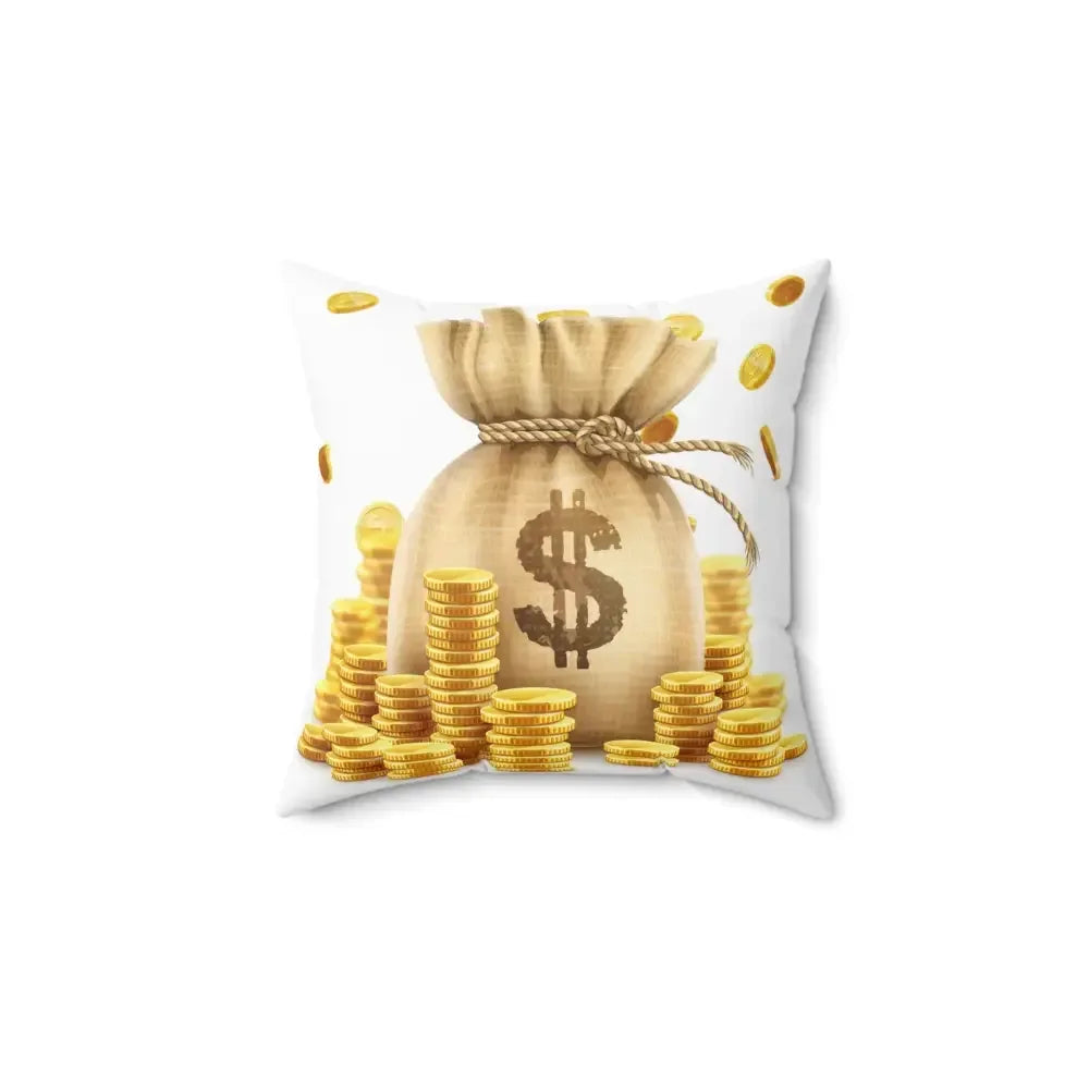 Western Gold Pillow, Country Gold Coins Pillow, Money Theme Pillow - The Best New Thing