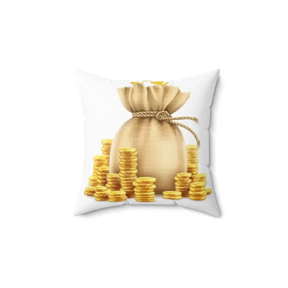 Western Gold Pillow, Country Gold Coins Pillow, Money Theme Pillow - The Best New Thing