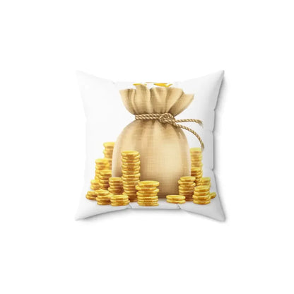 Western Gold Pillow, Country Gold Coins Pillow, Money Theme Pillow - The Best New Thing